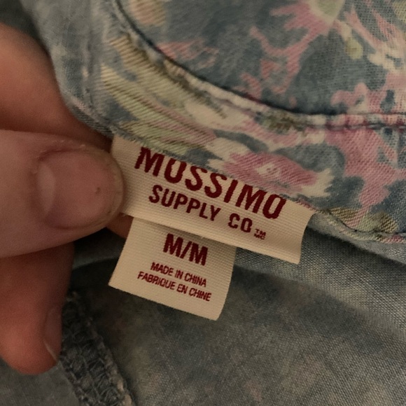 Floral light blue jean jacket from Mossimo - Picture 2 of 6